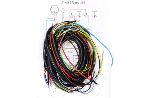 INSTALACJA ELEKTRYCZNA JAWA 350 TYP 354 