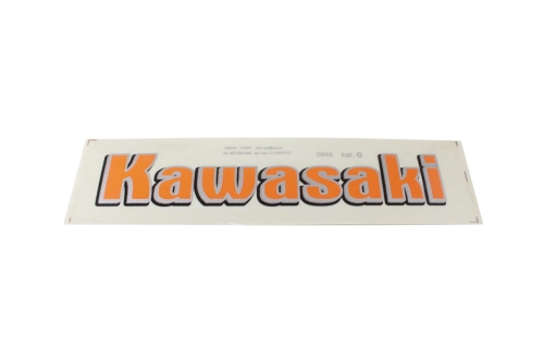NAKLEJKA KAWASAKI POMARAŃCZOWA 0949 KAT-G 