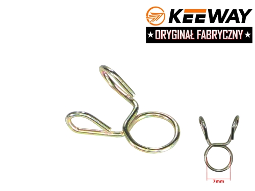 ZAPIĘCIE PRZEWODU PALIWA FI 7mm KEEWAY ORYGINAŁ 