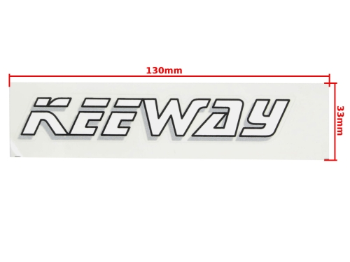 NAKLEJKA KEEWAY BIAŁA KAT-E 
