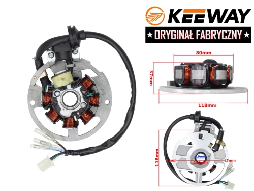 APARAT ZAPŁONOWY STATOR KEEWAY 50 2T HURRICAN ORG. 