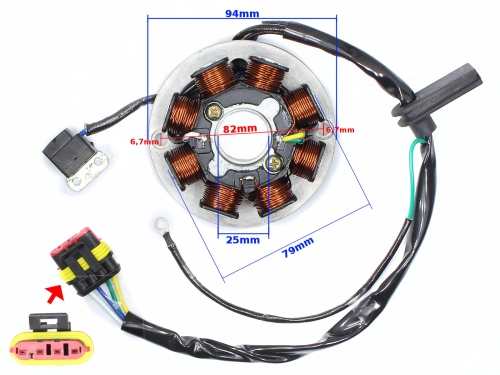 APARAT ZAPŁONOWY STATOR AM6 TZR DT RS XP6 RIEJU 