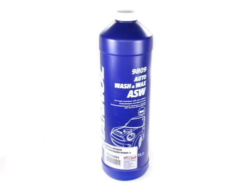 SZAMPON Z WOSKIEM AUTO-WASCH&WAX MANNOL 1L 
