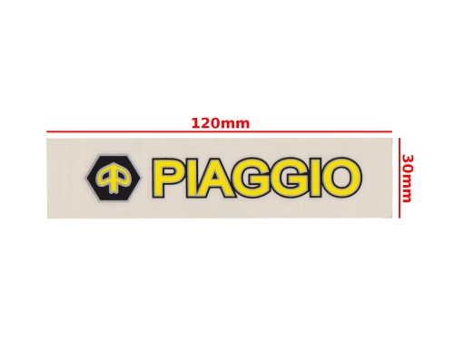 NAKLEJKA PIAGGIO MAŁA ŻÓŁTA KAT-E 
