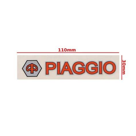 NAKLEJKA PIAGGIO POMARAŃCZOWA 