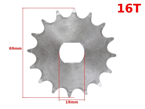 ZĘBATKA PRZÓD SIMSON S51 16z ML 