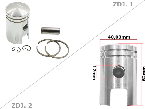 TŁOK SIMSON SR1 SR2 SR2E KR50 40,00mm KPL. DE 
