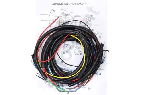 INSTALACJA ELEKTRYCZNA SIMSON AWO 425 SPORT 