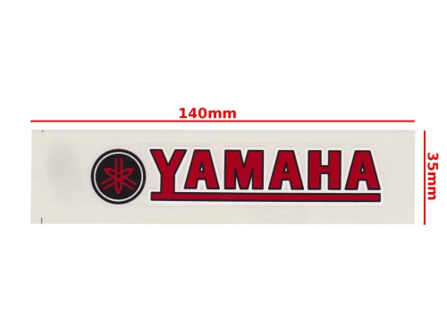 NAKLEJKA YAMAHA CZERWONA KAT-E 