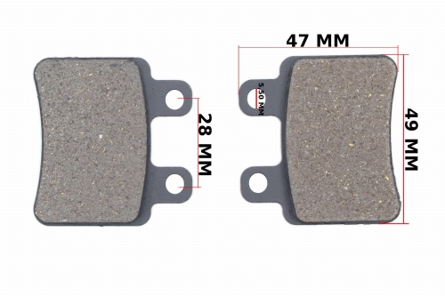 KLOCKI HAMULCA TYŁ YAMAHA DT 50 R X 02-08 FM 