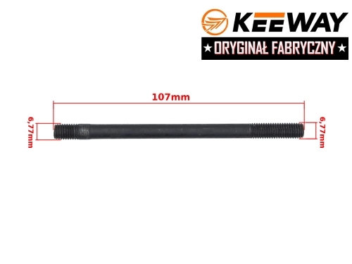 SZPILKA CYLINDRA KEEWAY 50CCM 2T HURRICAN ORYGINAŁ 