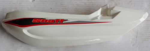 PLASTIK GÓRNY TYLNY SHAFT 50 LEWY BIAŁY 